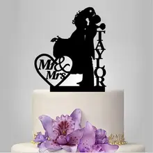 Мистер и миссис торт Топпер, на заказ олень торт Топпер, рога ковбой торт Топпер для свадебного украшения