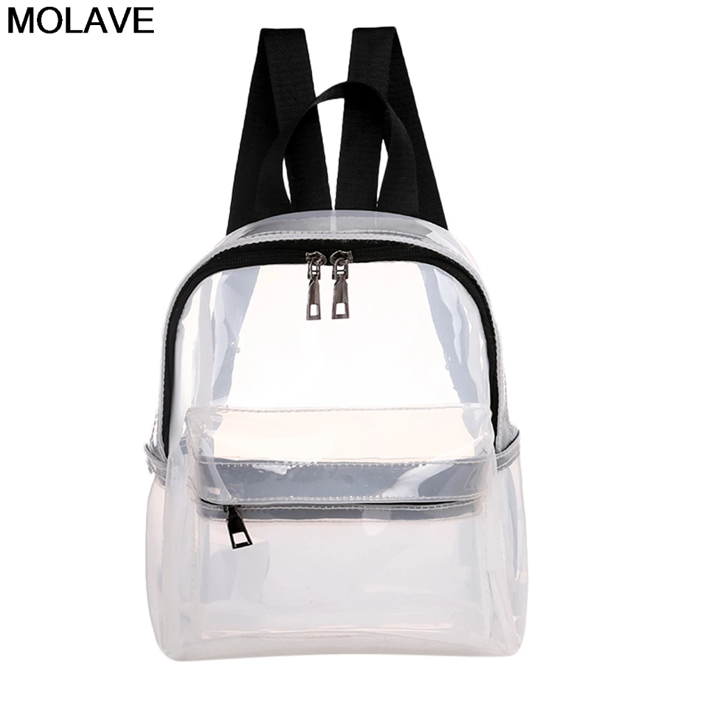 

MOLAVE Backpack Fashion Transparent Waterproof Book Female Soild College Students Backpack Mochilas Plecak Sac A Dos Femme13MAY6