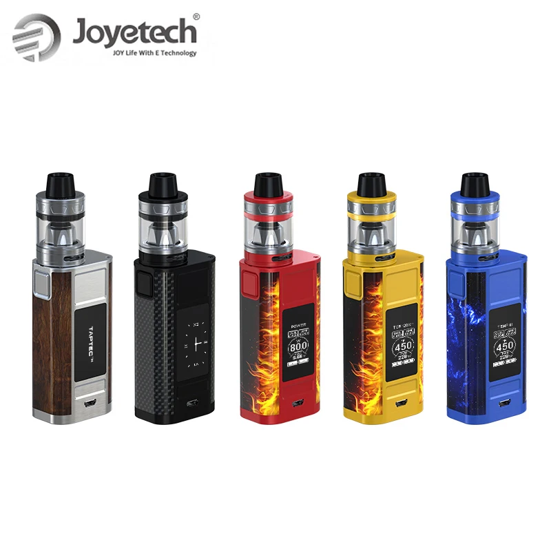 Оригинальная электронная сигарета Joyetech Cuboid TAP с набором прокоров мод 228 Вт