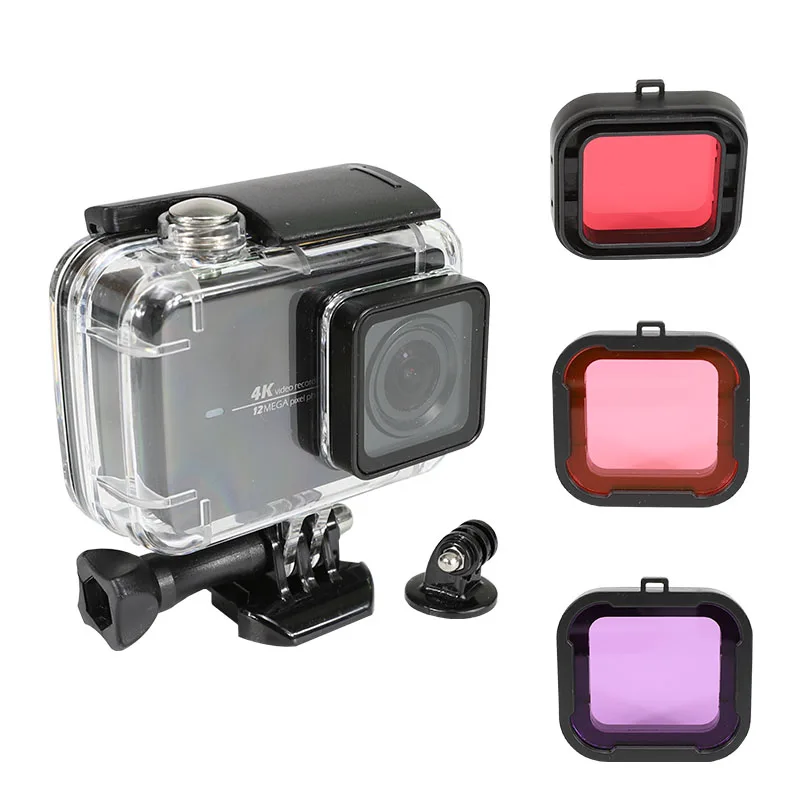

Waterproof Case for YI 4K Action Camera Xiaoyi 4K+ Protection Shell Lite 4K Diving Housing Box Mount W/Filter Kits Accessories