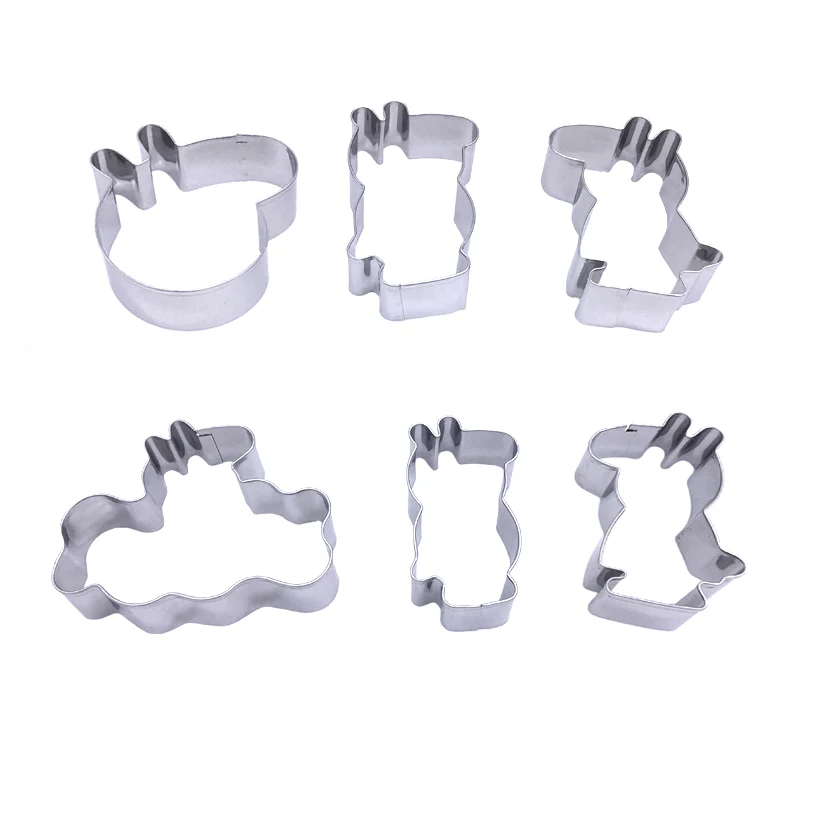 

Stainless Steel Cartoon Pig Shape Cakes Cookies Biscuits Cutter, Fondant Cake Decorating Mold Tools