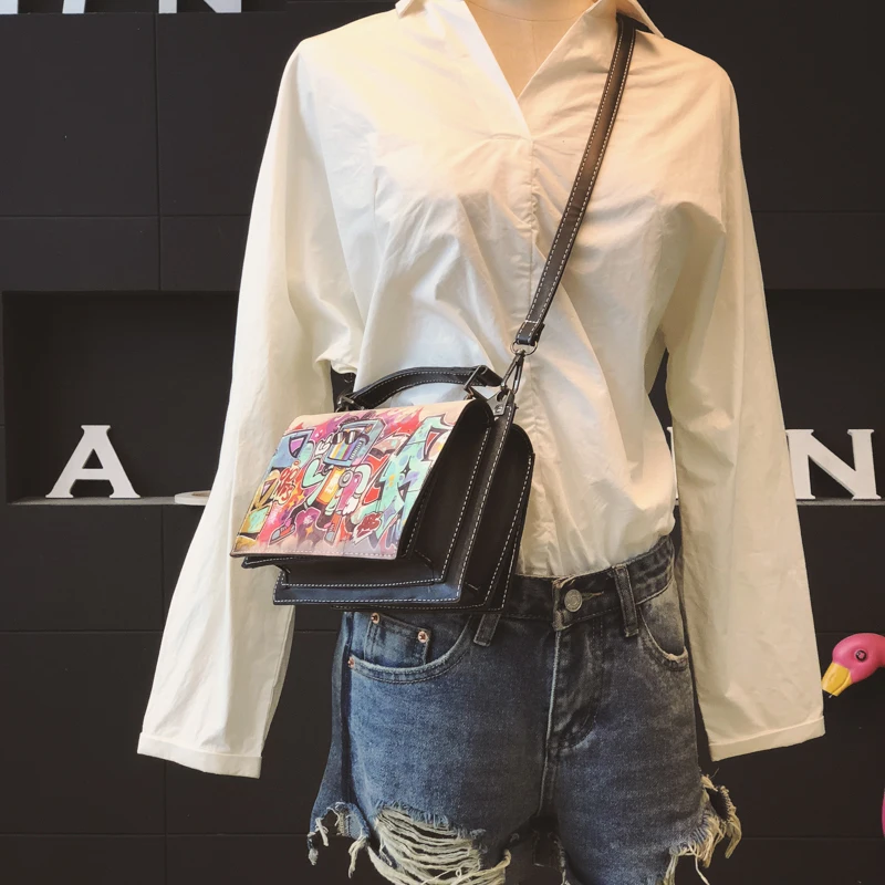 Women Leather Handbag Stitching Female Crossbody Shoulder Bags Ladies Travel Messenger Bag Fashion Bolsa Feminina Tote SS7210 (2)