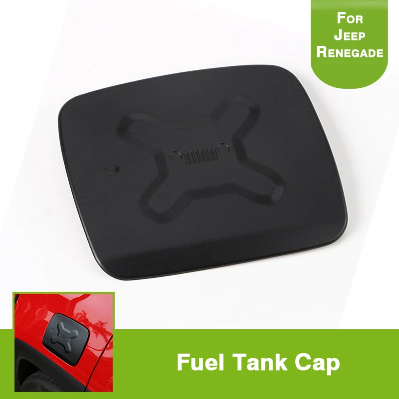 1pcs Auto Parts Black Gas Tank Cap Cover Trim for Jeep Renegade 2015