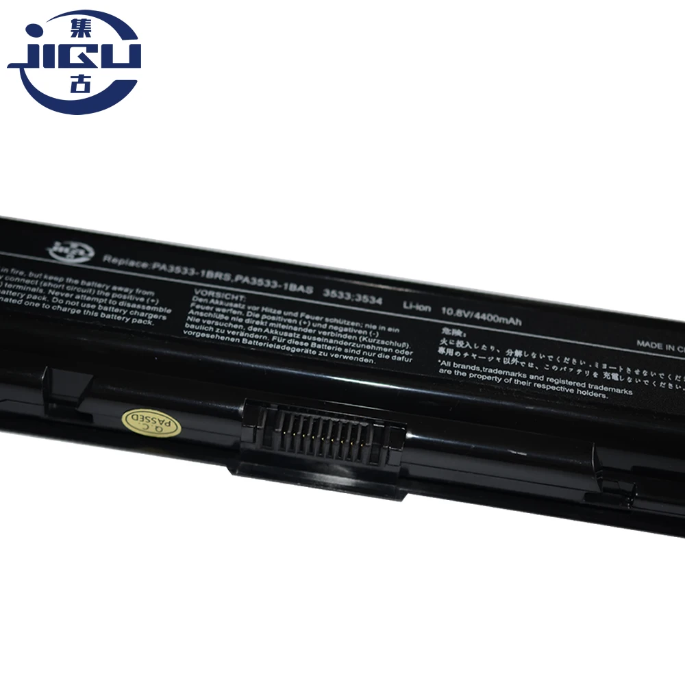 Оптовая продажа новый аккумулятор JIGU для ноутбука Toshiba PA3534U 1BAS 1BRS 6 ячеек|battery for