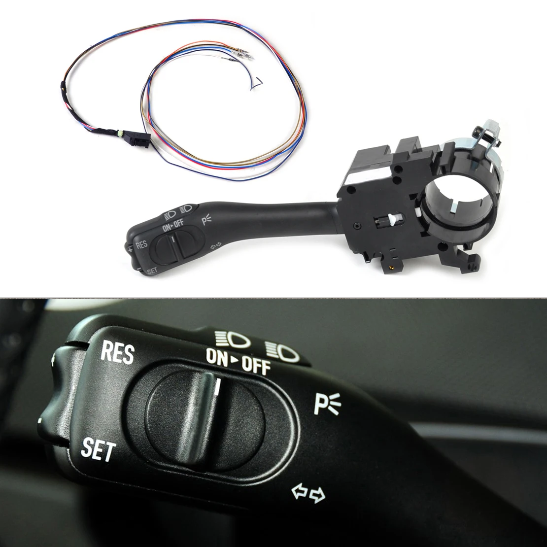 Система круиз контроля beler стебель и жгут проводов для VW Golf Jetta Passat B5 Beetle Skoda Superb Seat