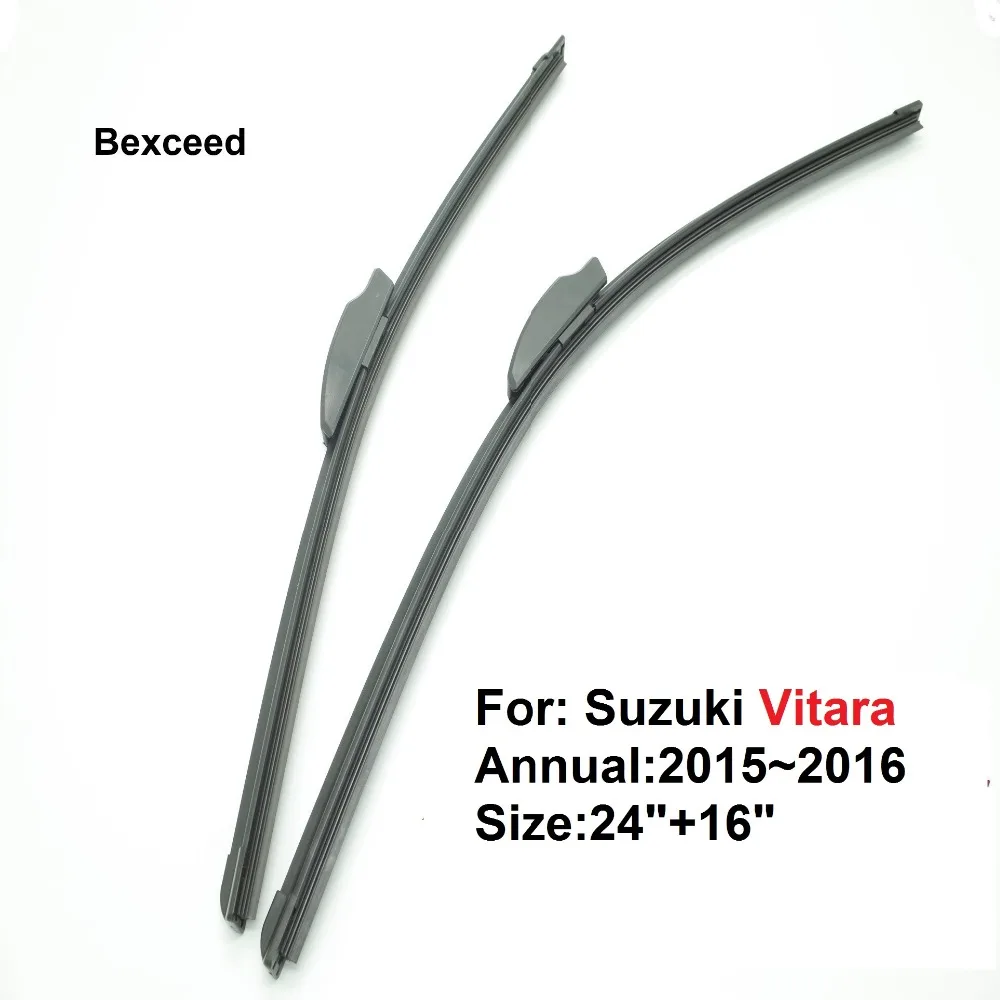 1 Pair ( 24"+16") High Quality Bexceed of Car Windshield Flat Wiper