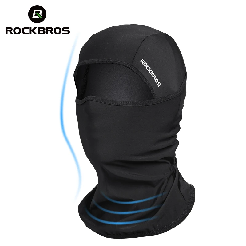 ROCKBROS велосипедная Кепка с защитой от УФ лучей дышащая Солнцезащитная маска для