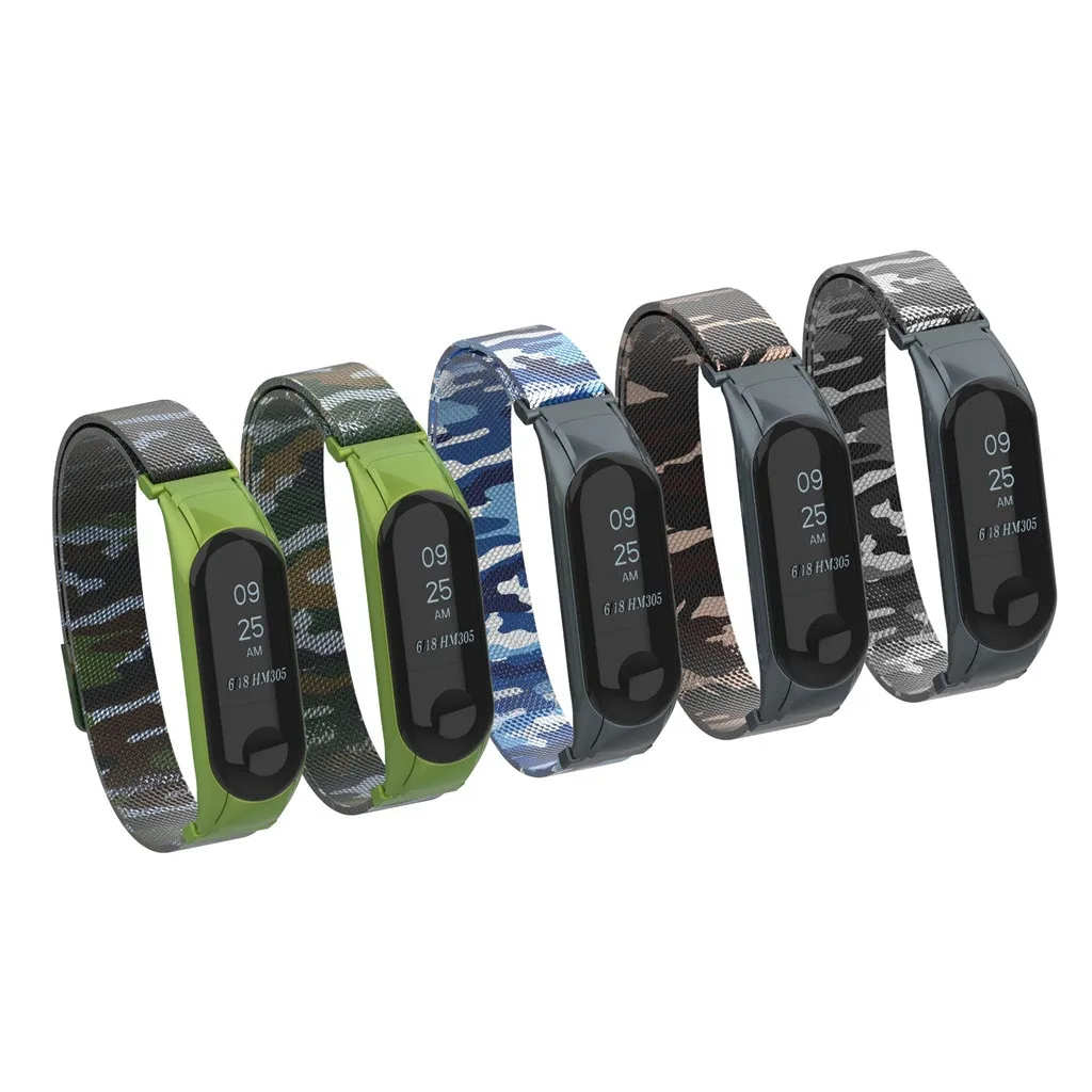 Ouhaobin ремешок для Xiao mi Band 3 магнитный металлический сменный Браслет для Xiaomi mi band 3 браслет для mi band 3 ремешок 613#2