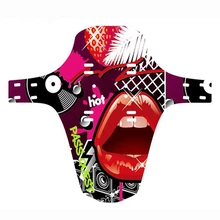 

Red lips burst graffiti zombies PASS QUEST Fenders Mountain bike road bicycle front/rear fender DH FR ENDURO Bicycle parts