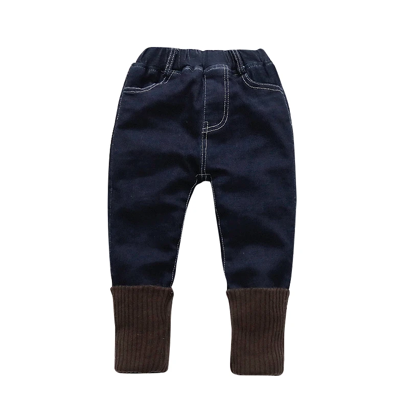 

2018 New Winter Girls' Bottom Pants, Girls' Plush Thickened Children's Jeans To Keep Them Warm