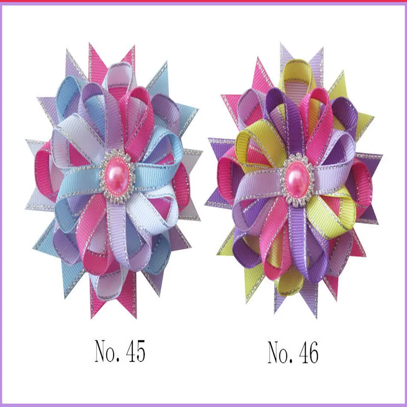 50 BLESSING Good Girl Boutique Modern Style New Bird/'s Nest Hair Bow Clip