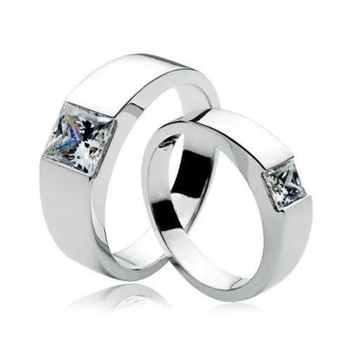 real silver his and her couple rings princess jewelry 25ct synthetic diamonds lovers ring for - Cheap Wedding Rings For Him And Her real silver his and her couple rings princess jewelry 25ct synthetic diamonds lovers ring for - Cheap Wedding Rings For Him And Her