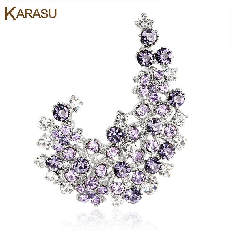 

Exquisite Design Full Shiny Rhinestones Brooches Women Girls Brooch Pins Fashion Jewelry Wedding Accessories Decoration