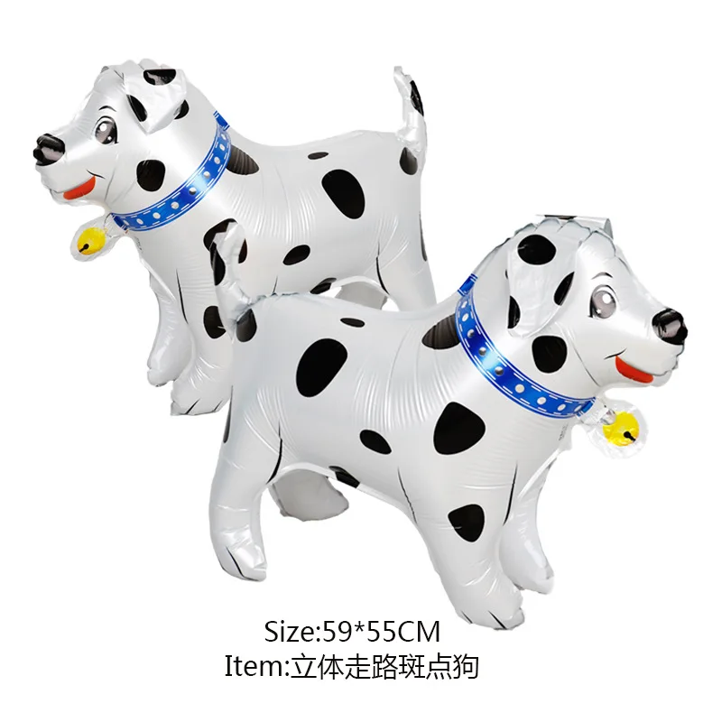 

New Assembled Dog Aluminum Film Balloon Cartoon Animal Walking Aerial Walking Pet Aluminum Foil Balloon