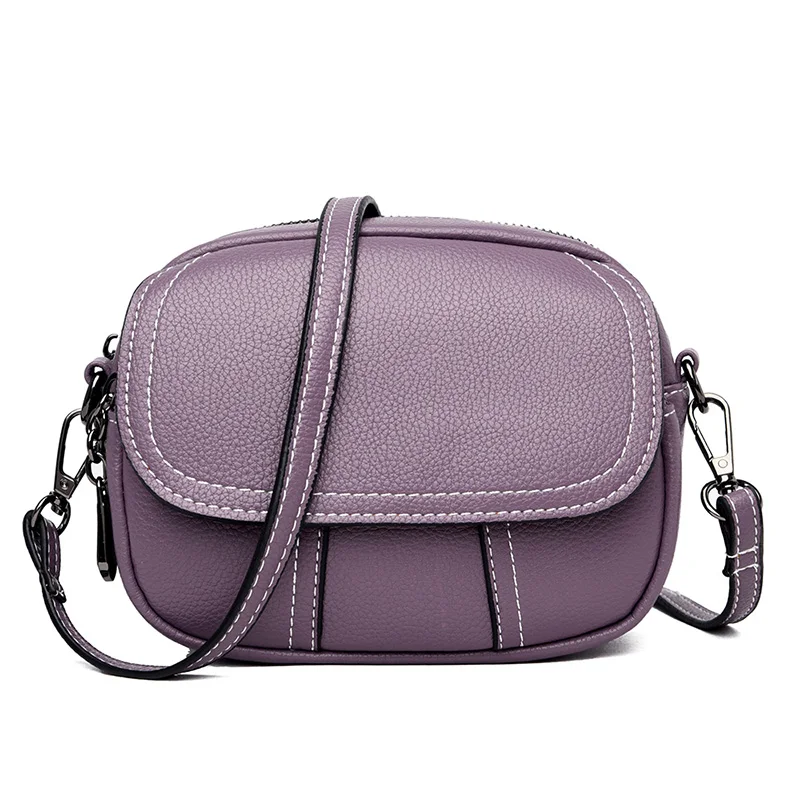 Высококачественные кожаные сумки-мессенджеры для женщин, круглая маленькая сумка на плечо, роскошная Брендовая женская сумка, Повседневная сумка с карманами