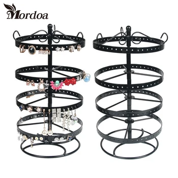 

Mordoa HOT Sale 188 Holes Earrings Necklace Ear Studs Jewelry Display Rack Metal Stand Organizer Holder Display Shelf