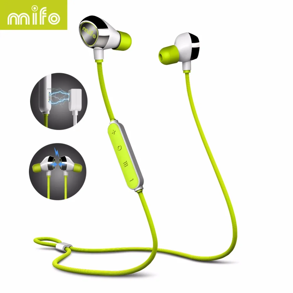 Mifo i8 Bluetooth наушники стерео музыкальный наушник беспроводная гарнитура Магнитная