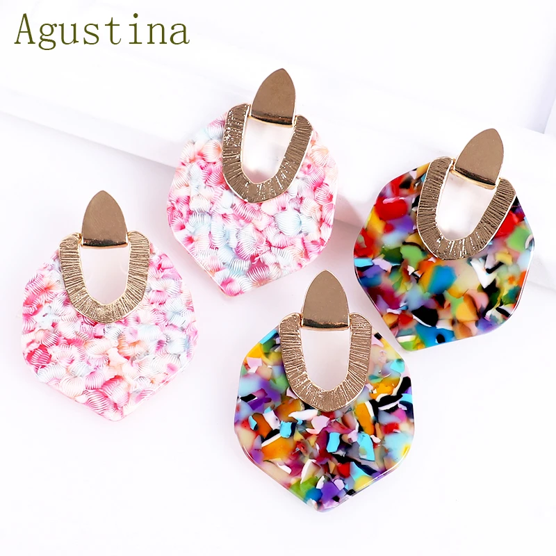 

Earrings Fashion Jewelry Women Dangle Drop Acetate Girls Earring Minimalist Bohemian Acrylic Resin Star Cute Simple Cute Punk CC