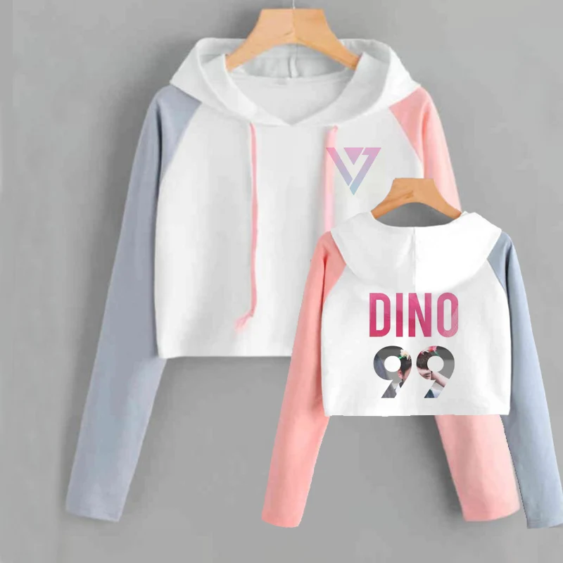 K-POP・アジア SEVENTEEN CROP SWEATSHIRT Buy Seventeen Crop Top Hoodies 2021 Online | KpopHeart