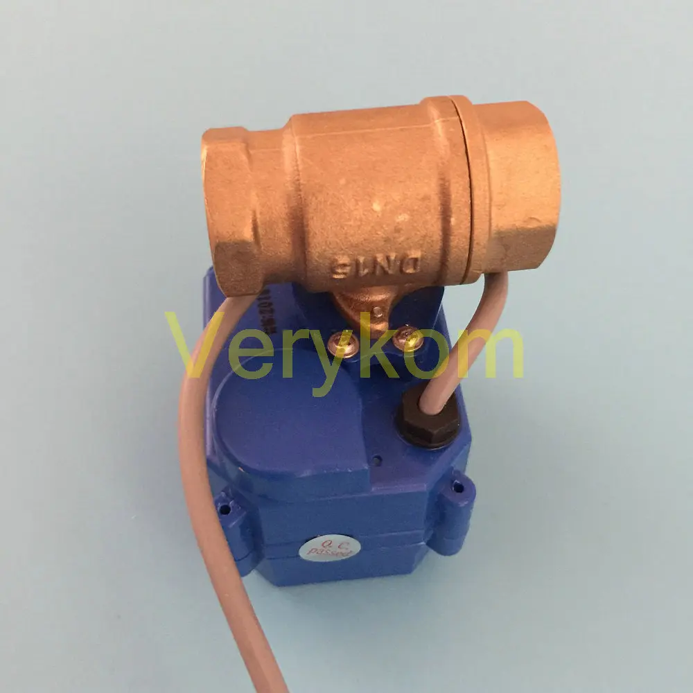 Новый 1/2 &quotDN15 DC 12V 24V 5V AC 220V латунь два пути моторизованный шаровой клапан CR 05 01 02 04