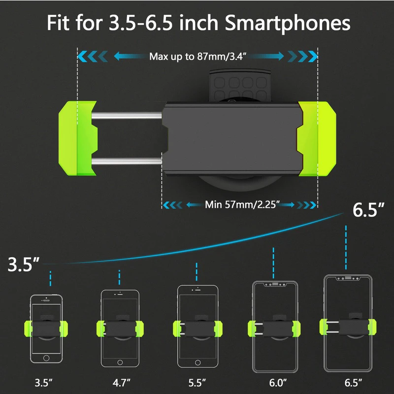 Универсальный автомобильный держатель для телефона с поддержкой 360 градусов, автомобильный держатель для samsung iPhone