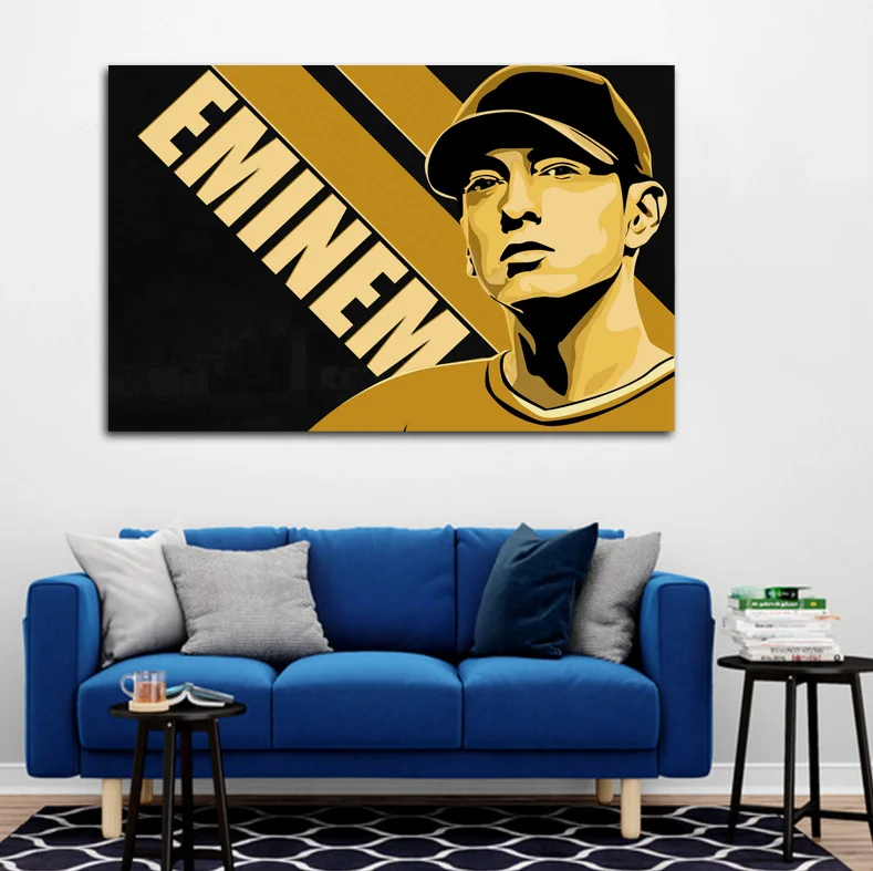 EMINEM SLIM SHADY hip hop rap boy music man musician QR30 Room home wall modern art decor wood frame poster EMINEM SLIM SHADY hip hop rap boy music man musician QR30 Room home wall modern art decor wood frame poster