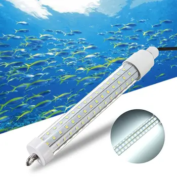 

White Fishing Light 10W 12V Lunar Underwater LED Night Fishing Lamp Tool Attracting Fish Fishing Tools