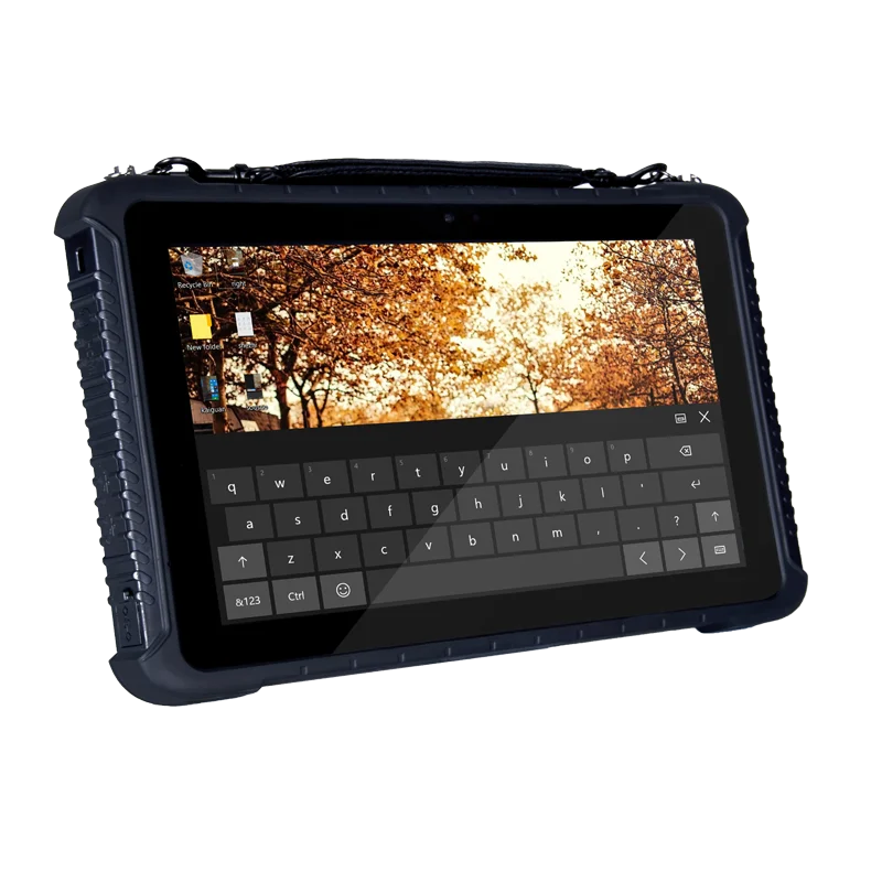 Rugged tablet 10.1 inch RJ45 Port RS232 Port Windows 10 pro 2D