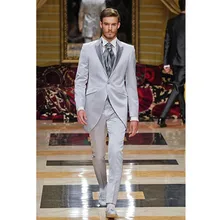 font b men b font prom font b suits b font light gray for wedding