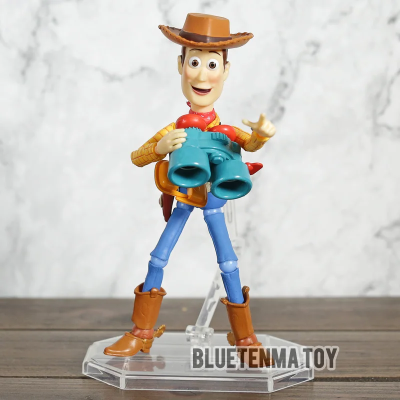 

SCI-FI Revoltech Series Toy Story 4 LR-045 Woody/ No 011 Buzz Lightyear PVC Action Figure Collectible Model Toy