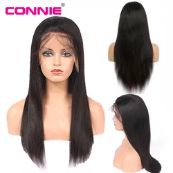 13X4 Brazilian Lace Front Human Hair Wigs For Women Remy Hair Straight Lace Front Wigs Pre plucked Hairline Natural Black 13X4 Brazilian Lace Front Human Hair Wigs For Women Remy Hair Straight Lace Front Wigs Pre plucked Hairline Natural Black