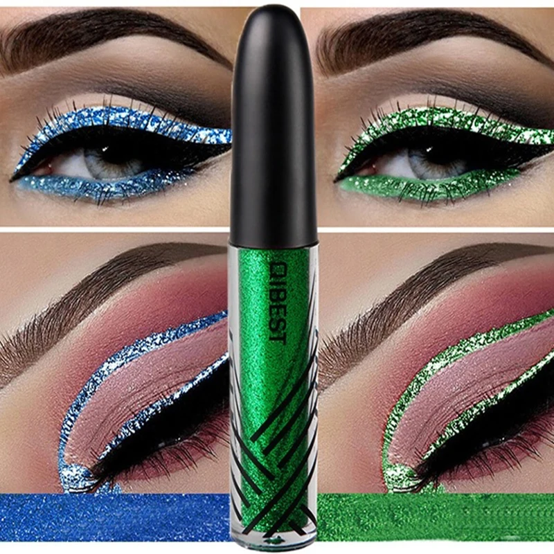 Professional Eyes Shimmer Glitter Eyeliner Flash Sequin Highlight Make