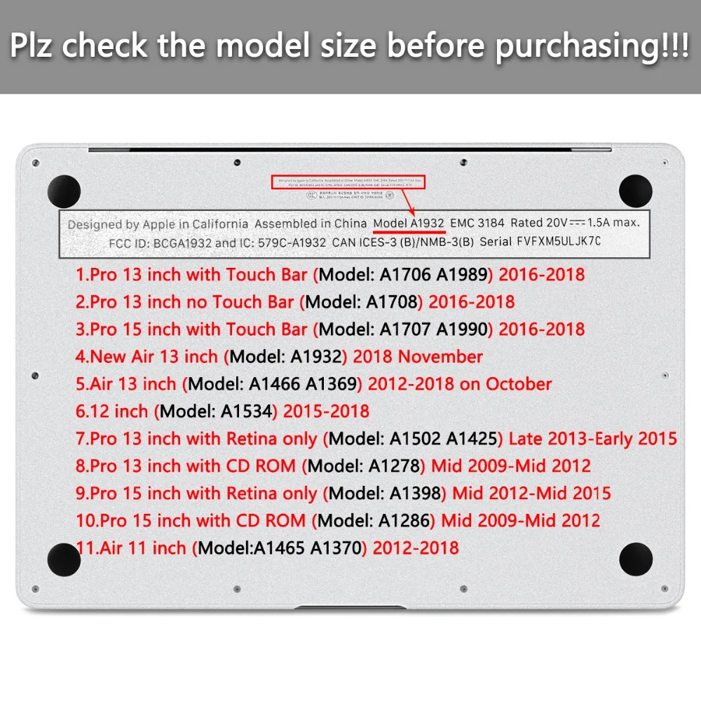 Crystal Case For Apple Macbook Air 13.3 11 Pro 13 12 15 Retina Laptop Print Cover 2018 New Touch Bar Keyboard Cover A1466 A1932