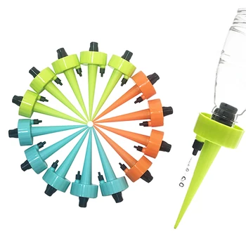 

Drip Irrigation System Plant Watering Automatic Spike Adjustable Waterer For Indoor Houseplant Flower Garden Sprinkler 12Pcs