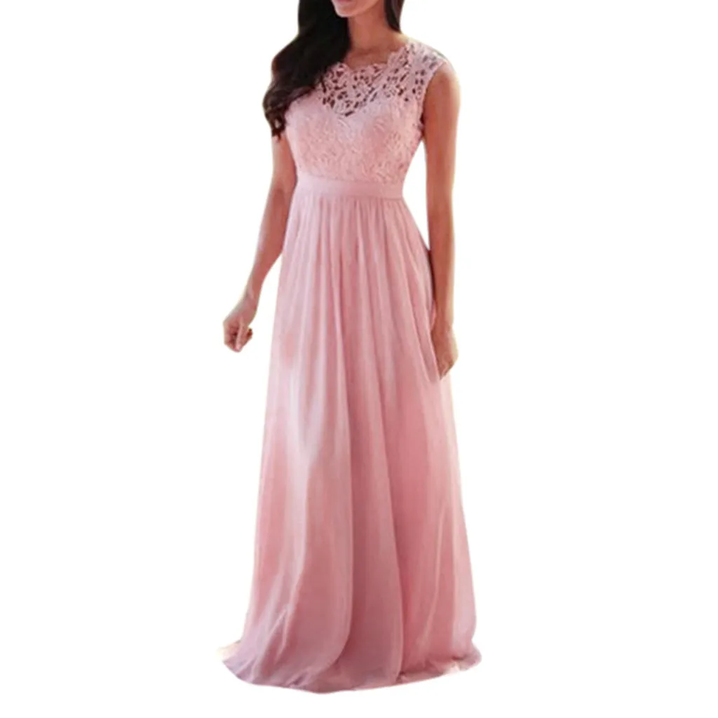 

Home&Nest Women's plus size 4xl Lace curve Pink Long Dresses Autumn Winter Christmas Dress Elegant Vintage Party Dress Vestido