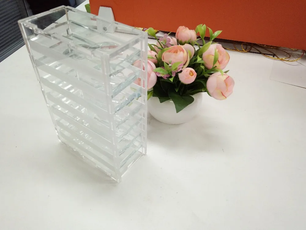 

The Newest Lash Holder Individual Acrylic lash box Eyelash Stand Acrylic for Eyelash Extension makeup tools