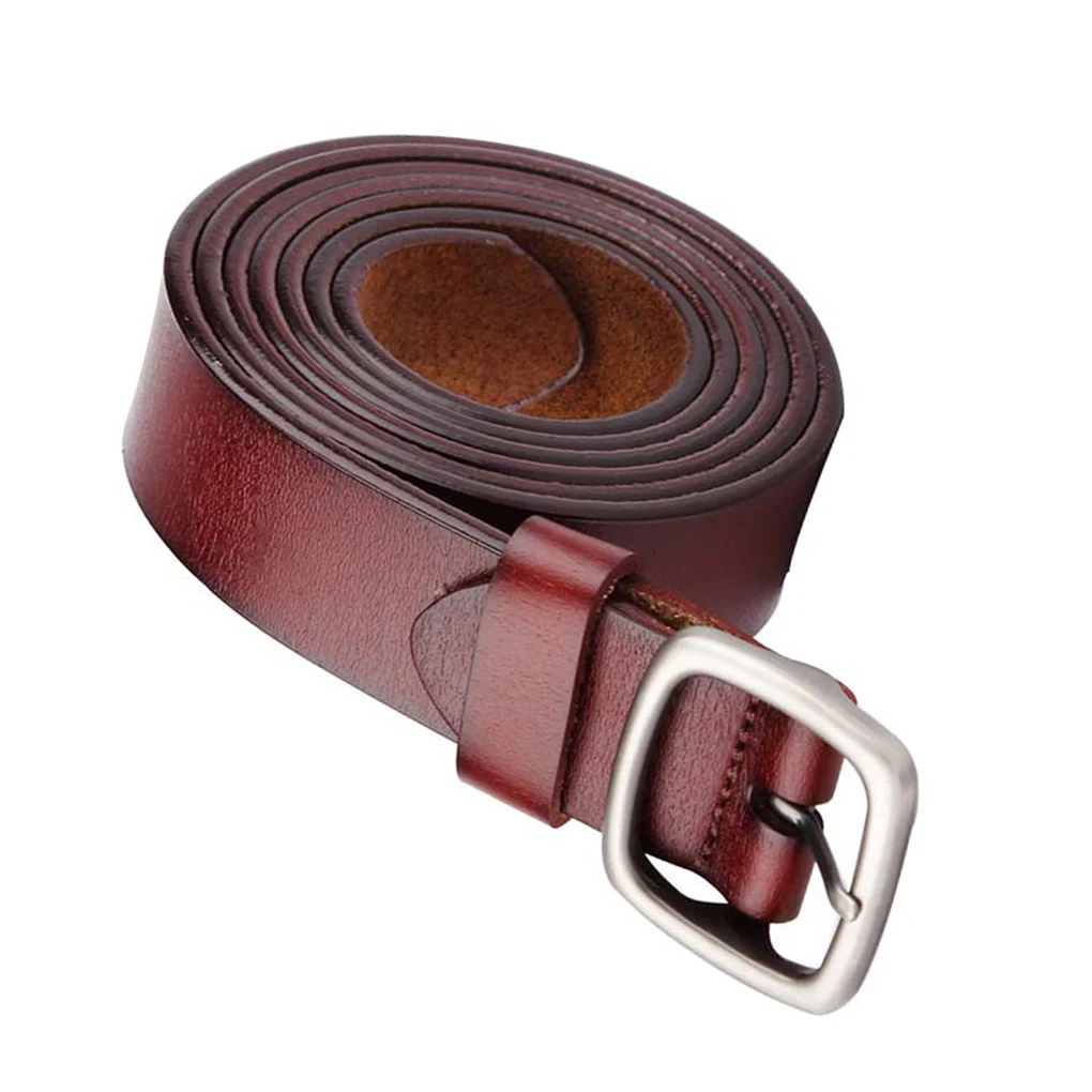 Женский Повседневный ремень с пряжкой, кожаный пояс для брюк, модные ...