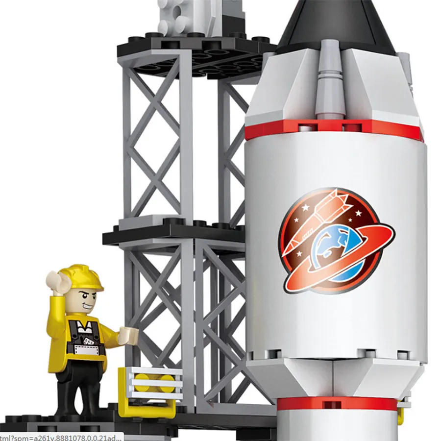 COGO-Space-rocket-Building-Blocks-Kid-Toy-Enlighten-Aerospace-Launch-center-Building-Blocks-Toys-For-Children (2)