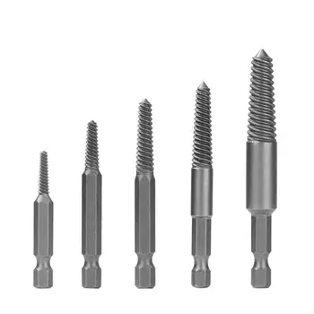 

Hex Shank Screw Extractor Drill Bits Guide Broken Damaged Bolt Stud Remover