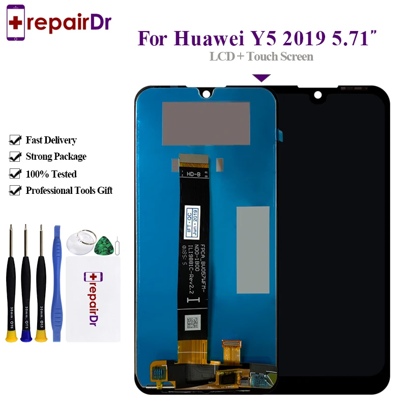 

5.71'' Lcd Assembly for Huawei Y5 2019 LCD Display+Frame Digitizer Touch Screen For Huawei Y5 2019 Lcd AMN-LX1 Repair Parts