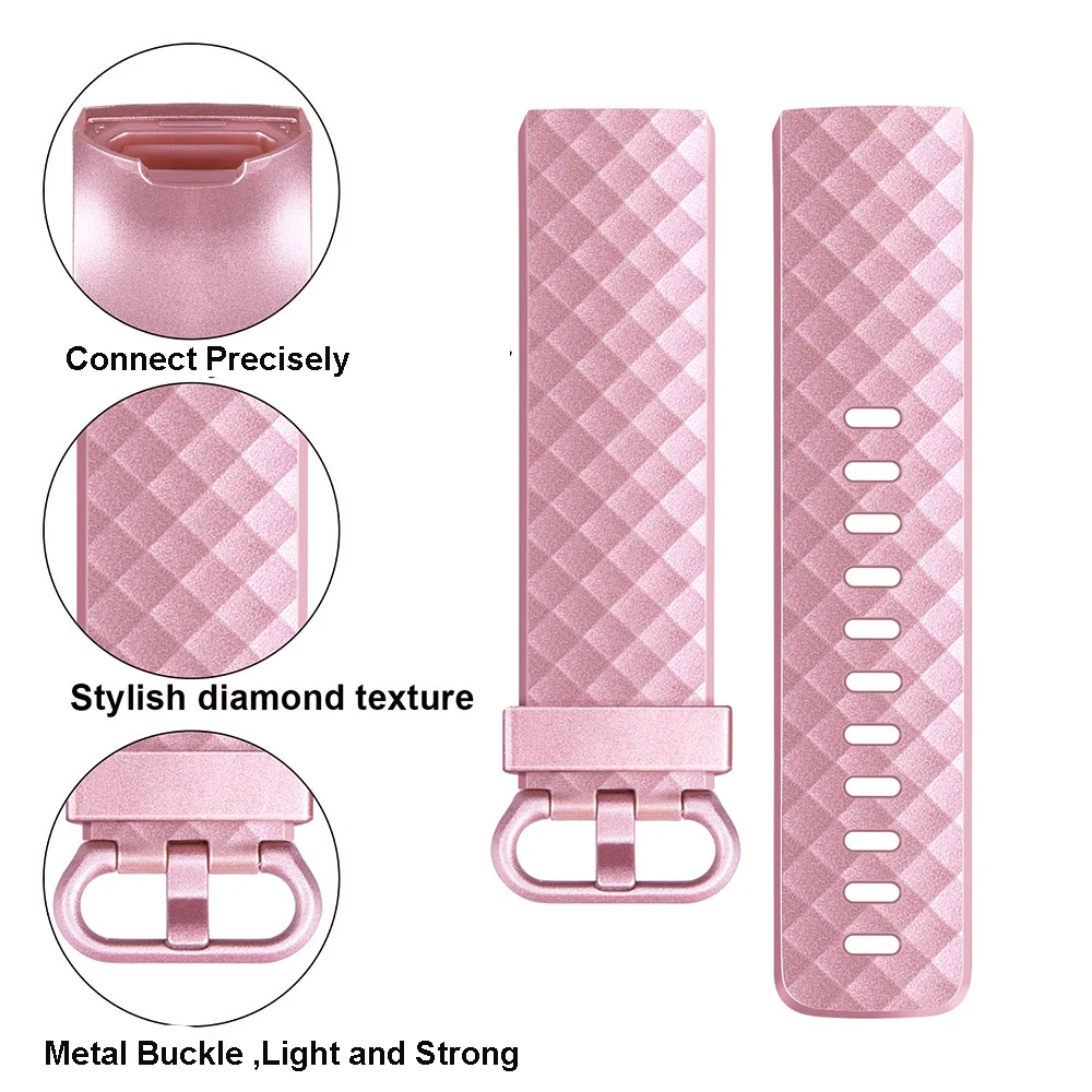 Браслет Honecumi, ремешок на запястье для Fitbit Charge, 3 цвета, металлический ремешок, сменный Браслет для Fitbit Charge 3, аксессуары