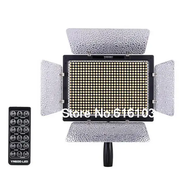 Yongnuo YN600L 600 LED Studio Video Light Lamp Color Temperature Adjustable For Canon Nikon Camcorder DSLR Power Adapter Remote |