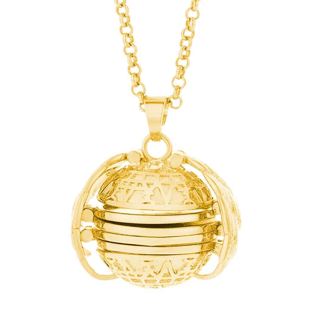 

New Fashion Expanding 4 Photo Locket Necklace Pendant Angel Wings Decoration Elegant Retro Suitable For All Ages z0430
