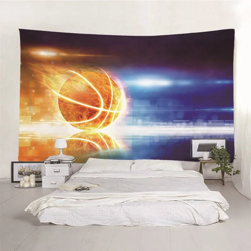 

Basketball Style mandala Wall Hanging Tapestry Green Succulents 3D Flower Art Carpet Blanket Yoga Mat Decorative Tapestry JUN20