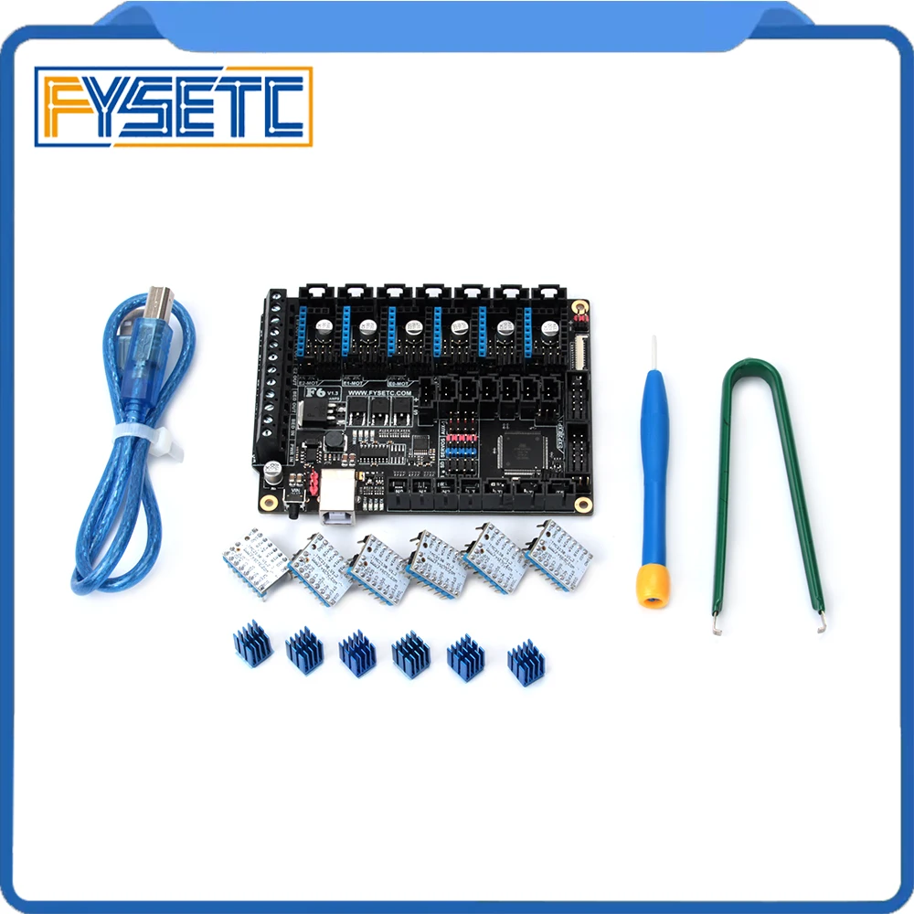 Плата все-в-одном для электроники FYSETC F6 V1.3 системная плата + 6 шт. специальная TMC2130