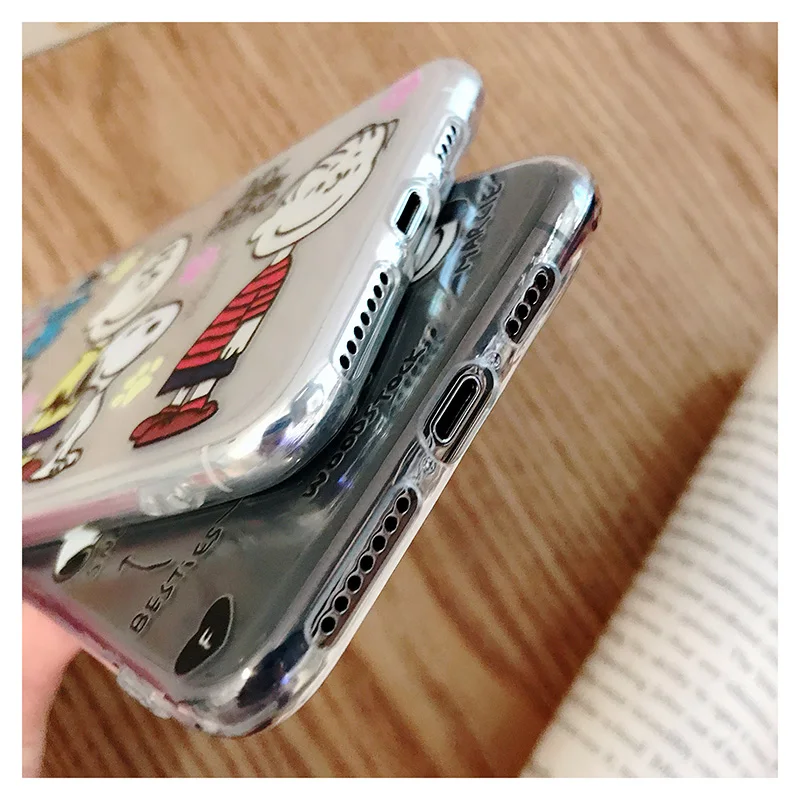 Transparent Cute Cartoon Patterned Soft TPU Case Cover for Xiaomi Mi 8 Lite 9 se Mix 2S 3 A2 6 Redmi Note 7 Slim Thin Phone Capa (5)