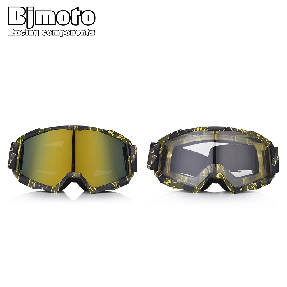 Bjmoto мотокросса Sking сноуборд очки УФ Анти Туман Лыжные Скейт катание на снегоходе