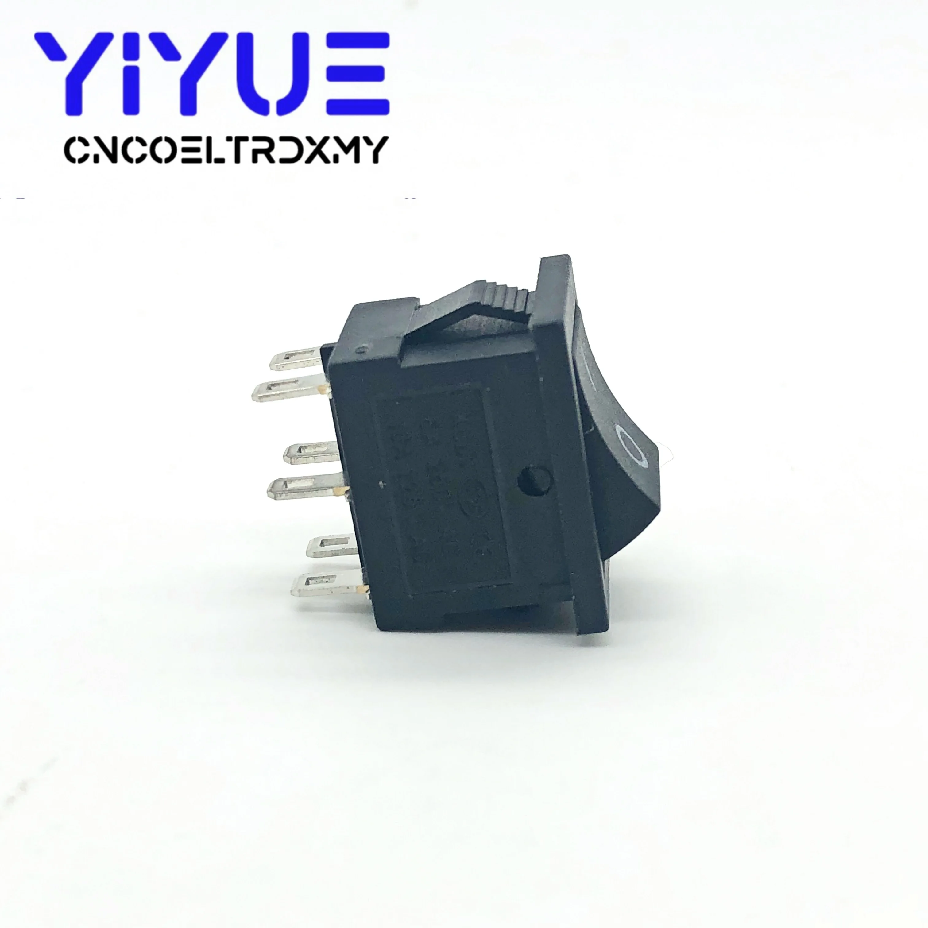 5 шт./лот KCD1 черный два положения тумблер микро переключатели 6A/250VAC 10A/125VAC(вкл/выкл) 6Pin кулисный переключатель