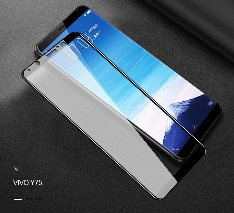 3D закаленное стекло для Vivo V7 Полное покрытие экрана Взрывозащищенная защитная