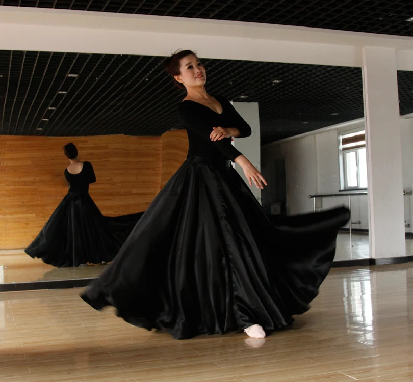 Женская юбка для танца живота для девочек, костюмы для танца живота, платье для выступлений в этническом стиле, тренировочная длинная юбка, B-6827